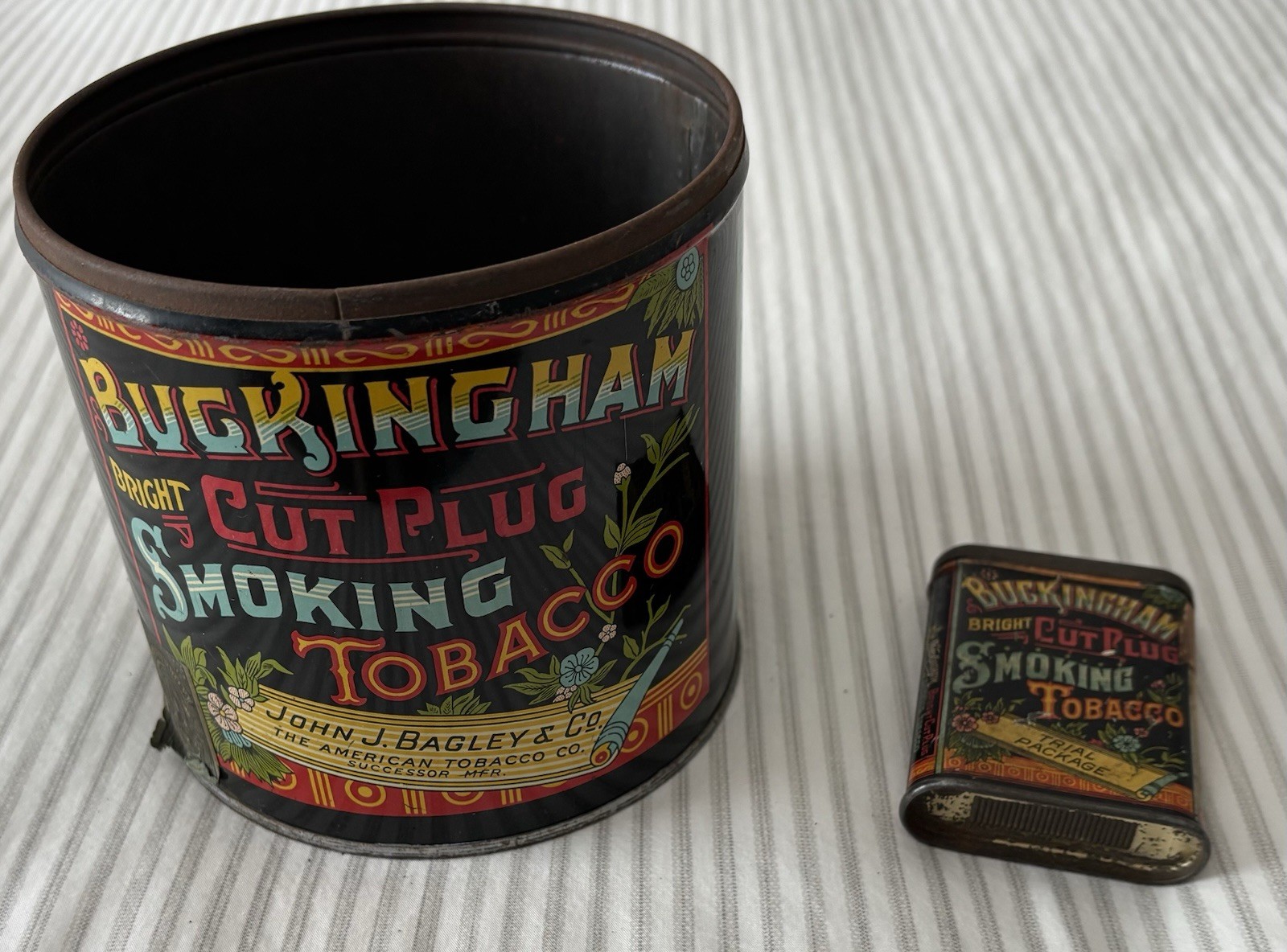 Vintage Buckingham Trial Package Sample + Canister