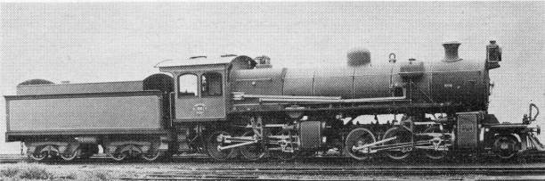 Class MJ 1651 ca 1914 Historic Old Photograph