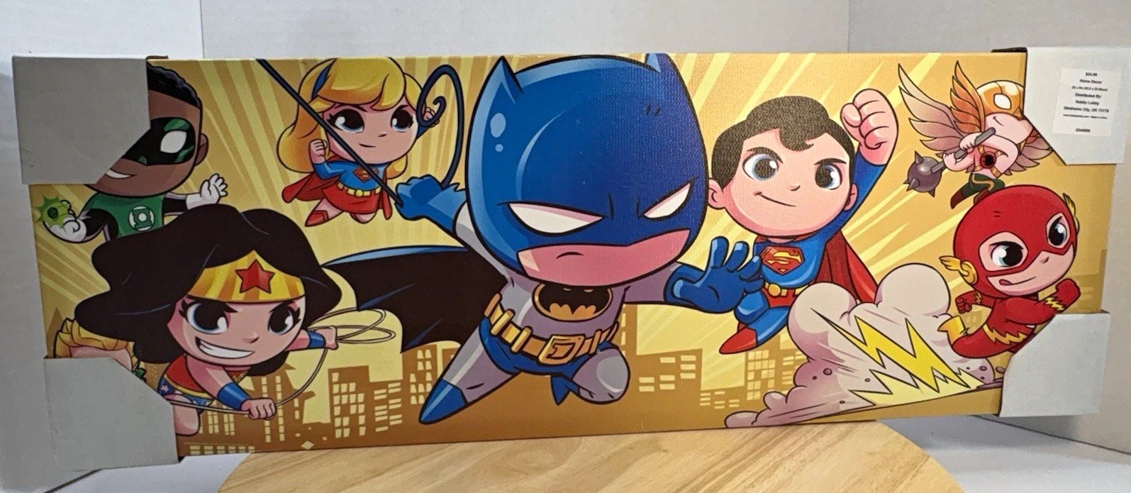 Hobby Lobby DC Justice League Canvas Wall Art Unframed 25 x 9 Batman