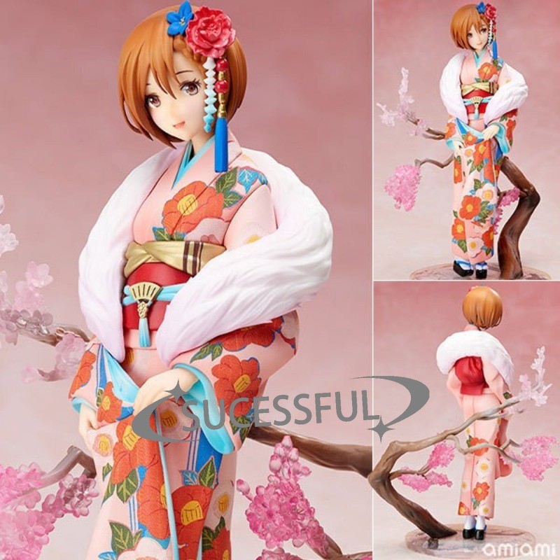 Japanese Kimono Meiko Nakigo Anime Figure Desktop Display Statue