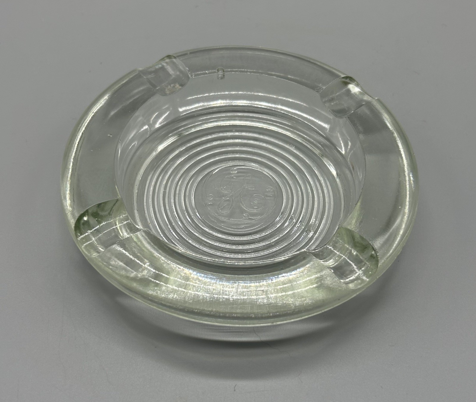 Vintage GE General Electric Glass Ashtray Stove Burner Coil Advertising VTG 6”