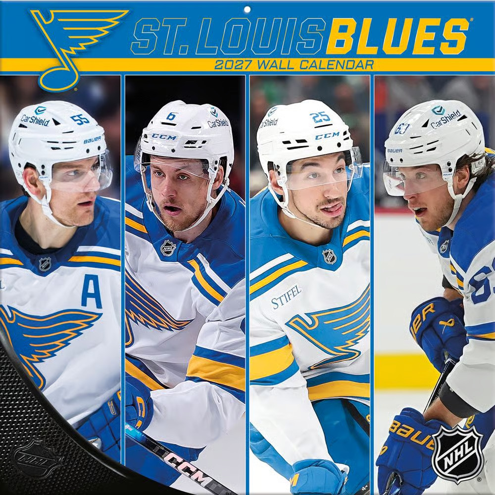 Turner Licensing,  NHL St. Louis Blues 2027 Wall Calendar