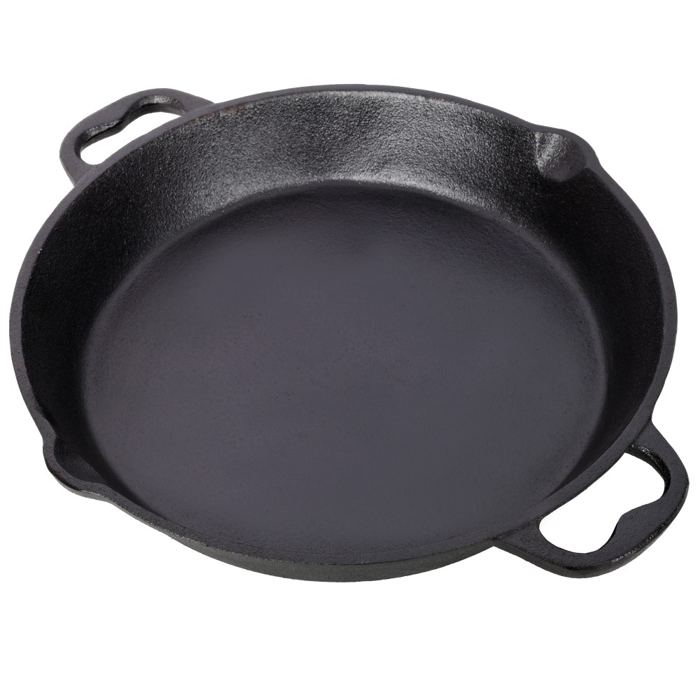 Cast Iron Skillets Pre-Seasoned Cast Iron Frying Pan, 12/17in Large Cooking Pan