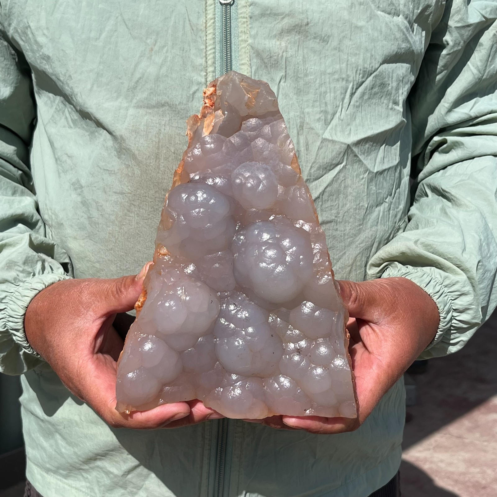 3.42LB Rare Raw Natural Bubble Gobi Agate Quartz Crystal Mineral Rough Specimen