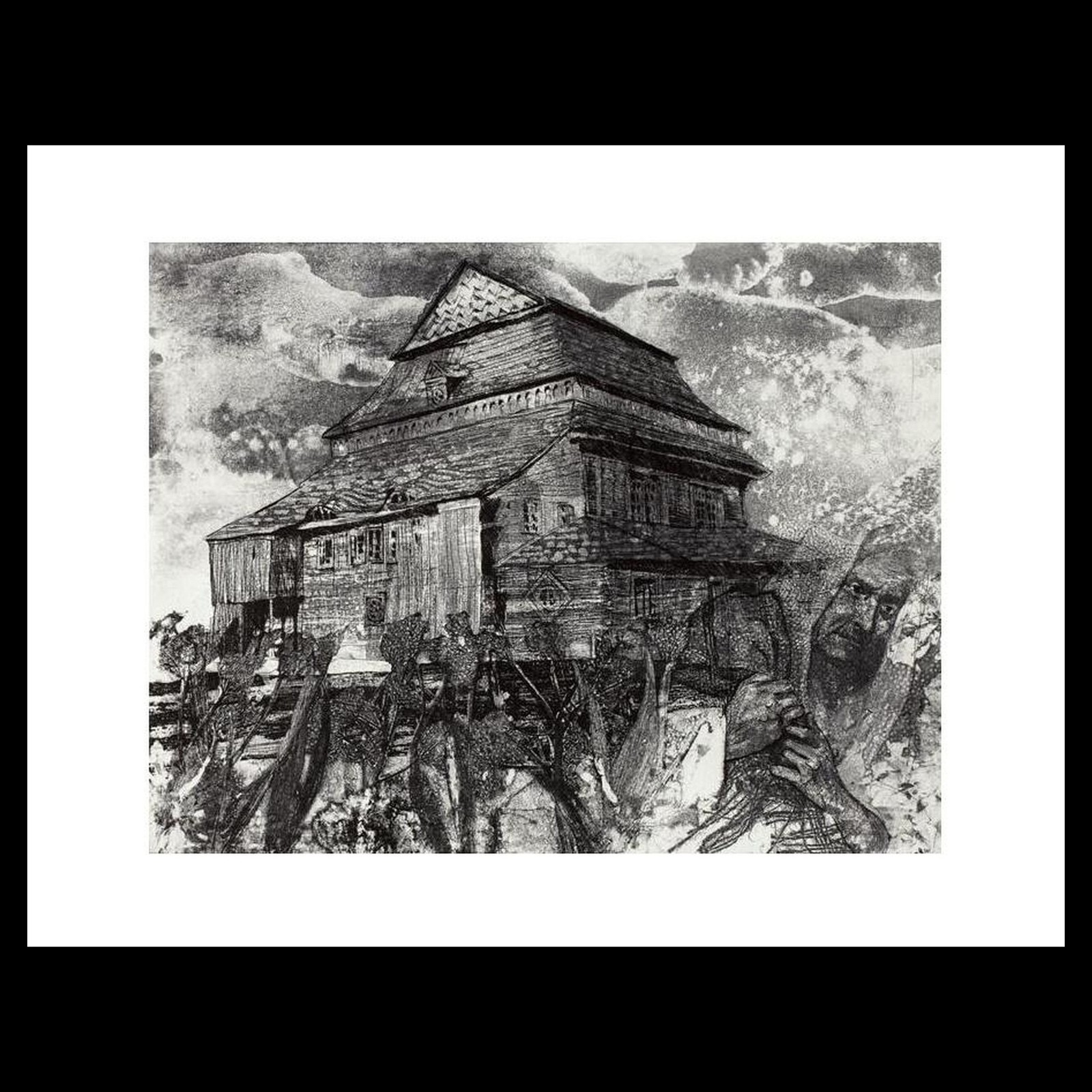 Ruth Weisberg - Journey, from The Shtetl, A Journey and a Memorial (1971) Art