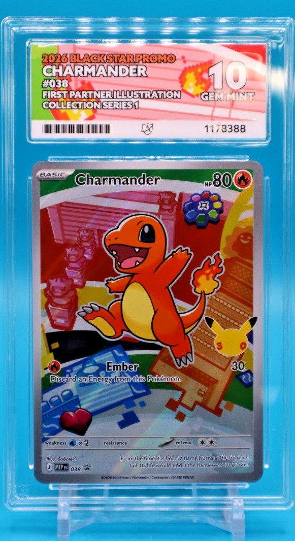 Charmander - MEP #038 - ACE 10 - First Partner Illustration Collection Series 1