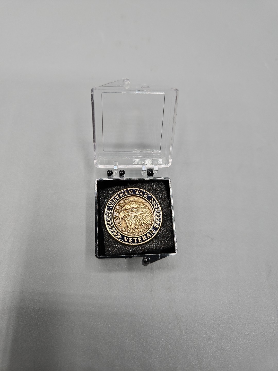 Vintage Bald Eagle Vietnam War Veteran Commemorative Lapel pin
