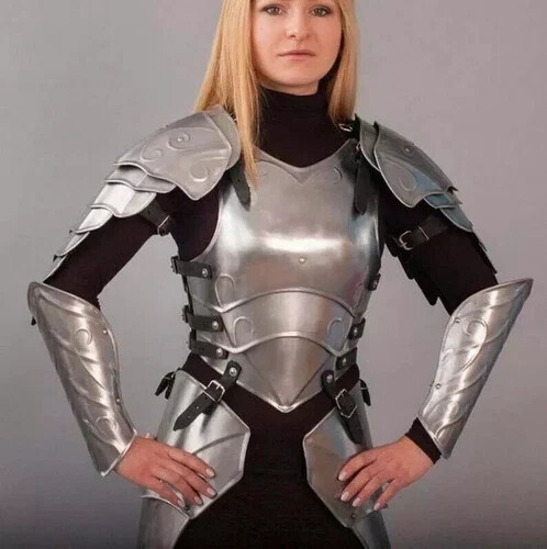 Lady Cuirass Costume Armor Knight Female Fantasy Costume steel Armor