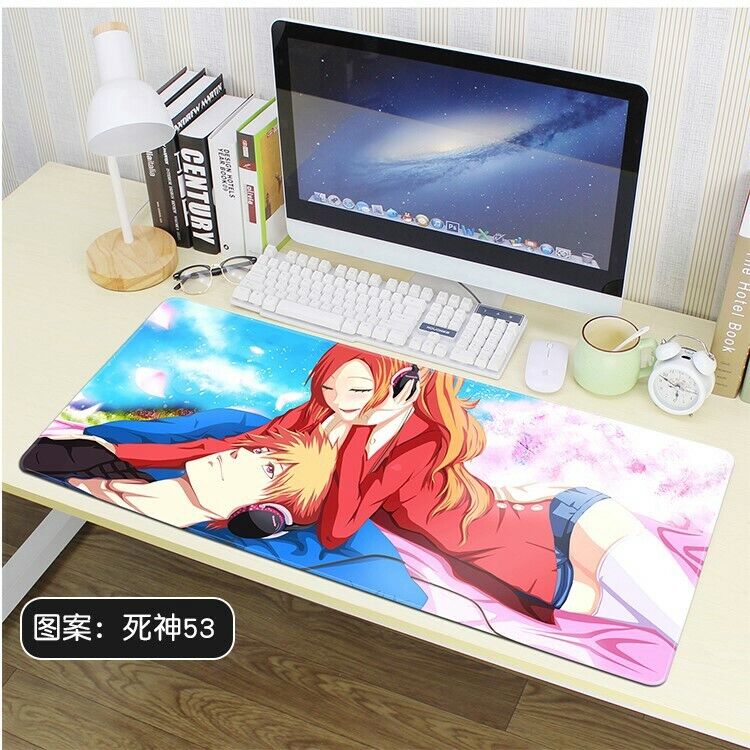 Large Mat Anime BLEACH Play Mouse Pad Office Desk Keyboard Cute Mat 80X30CM #39