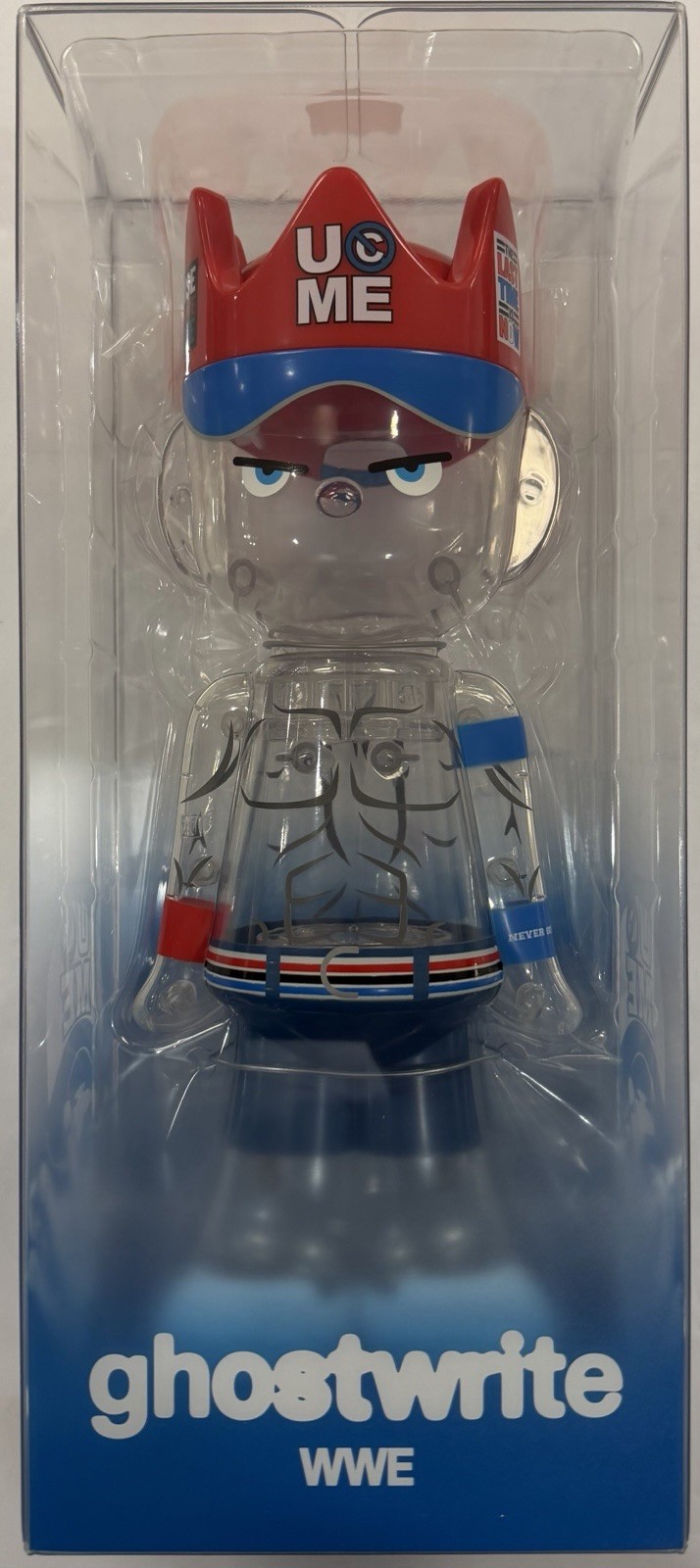 Ghostwrite WWE John Cena You Can\'t See Me Figure /100 400% Size New Sealed
