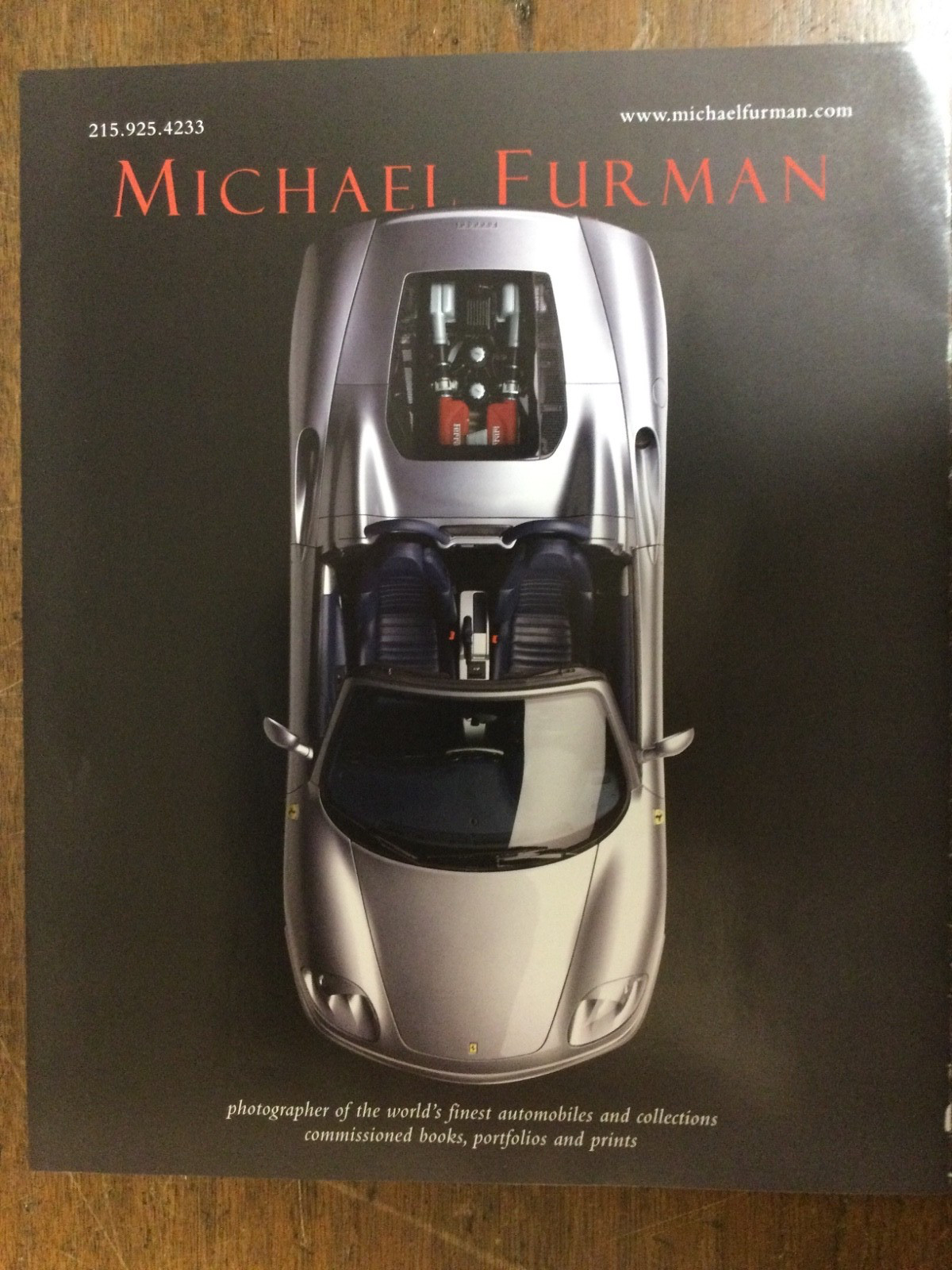 8823 Advertisement Photographer Michael Furman Ferrari