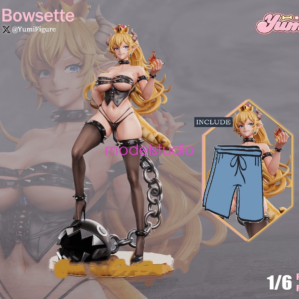 Yumi Figure 1/6 Scale Bowsette Model Pre-order Painted H29cm Collection New