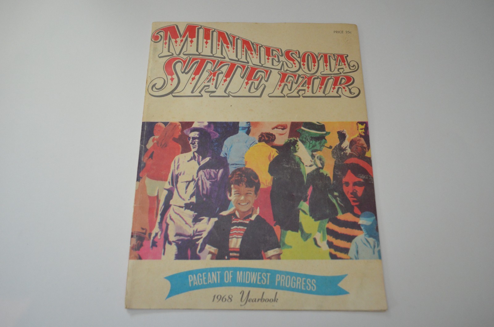 Vintage 1968 Minnesota state Fair magazine, Art Linkletter, Mrs America, acts