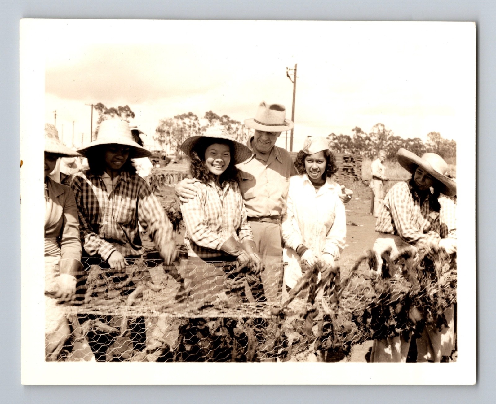 Beautiful Hawaiian Woman Greet At 18th Air Base Wheeler Field Hawaii Photo