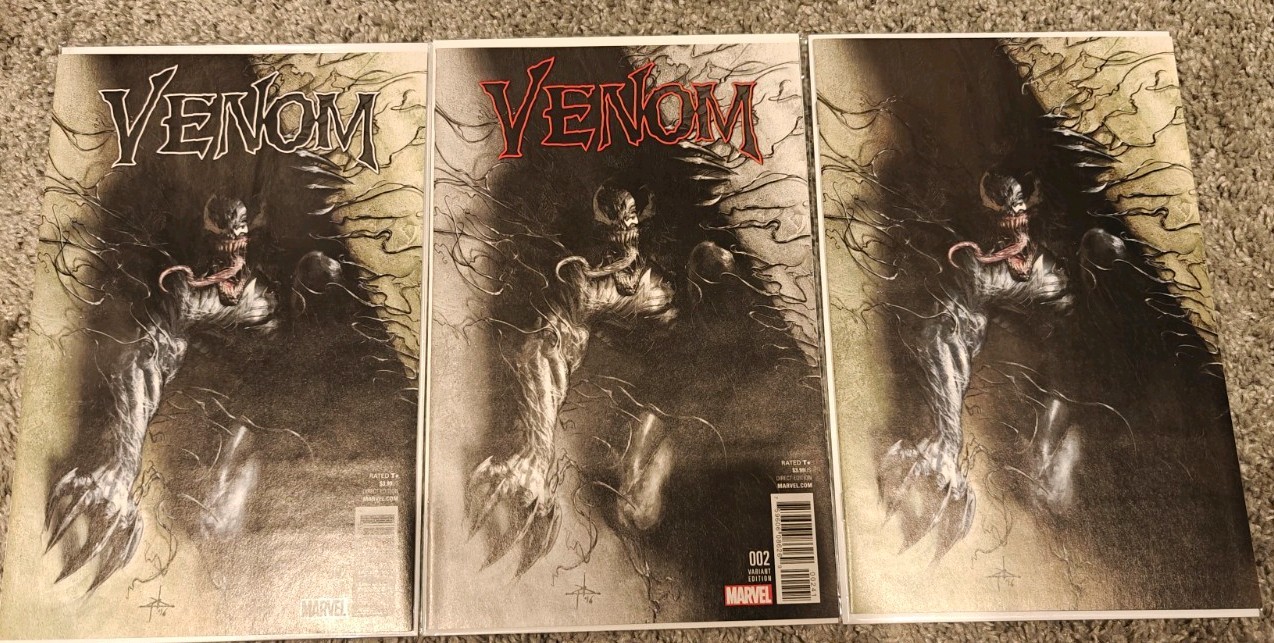 VENOM #2 Variant DELL\'OTTO  main, variant, & virgin variant