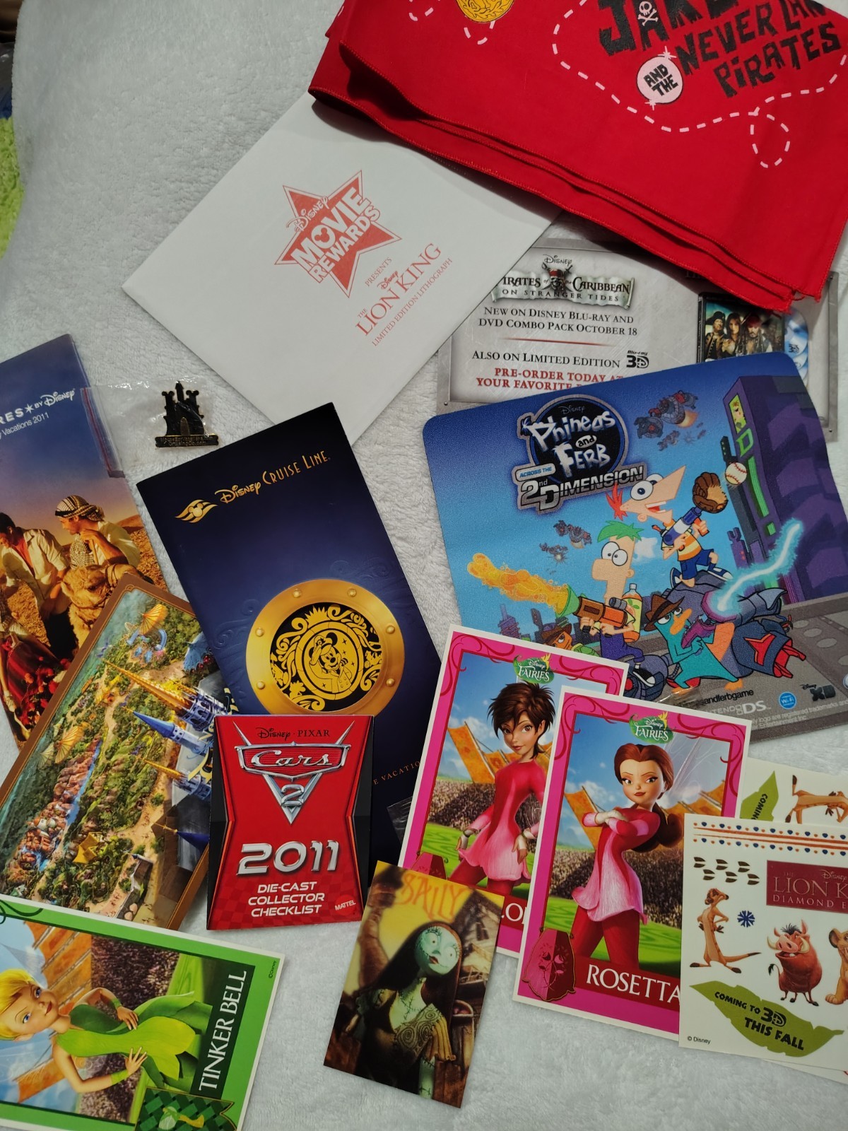 D23 2011 Bundle with Ultra RARE Items From Disney Convention D23 From 2011 Rare