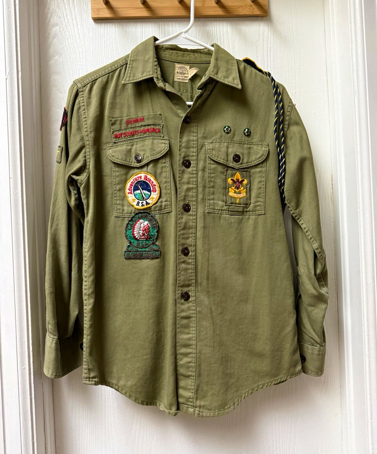 Vintage 1970’s Boy Scouts Long-Sleeve Shirt - Boy’s L / Women’s S