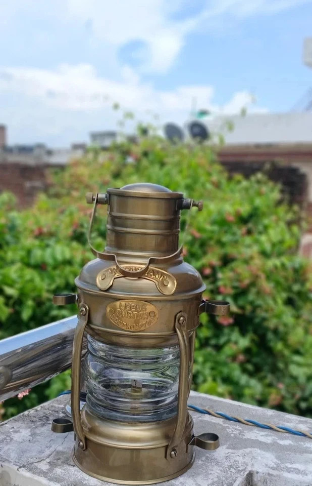 Antique style Maritime Ship Lantern – Vintage Nautical Oil Lamp Boat Light.