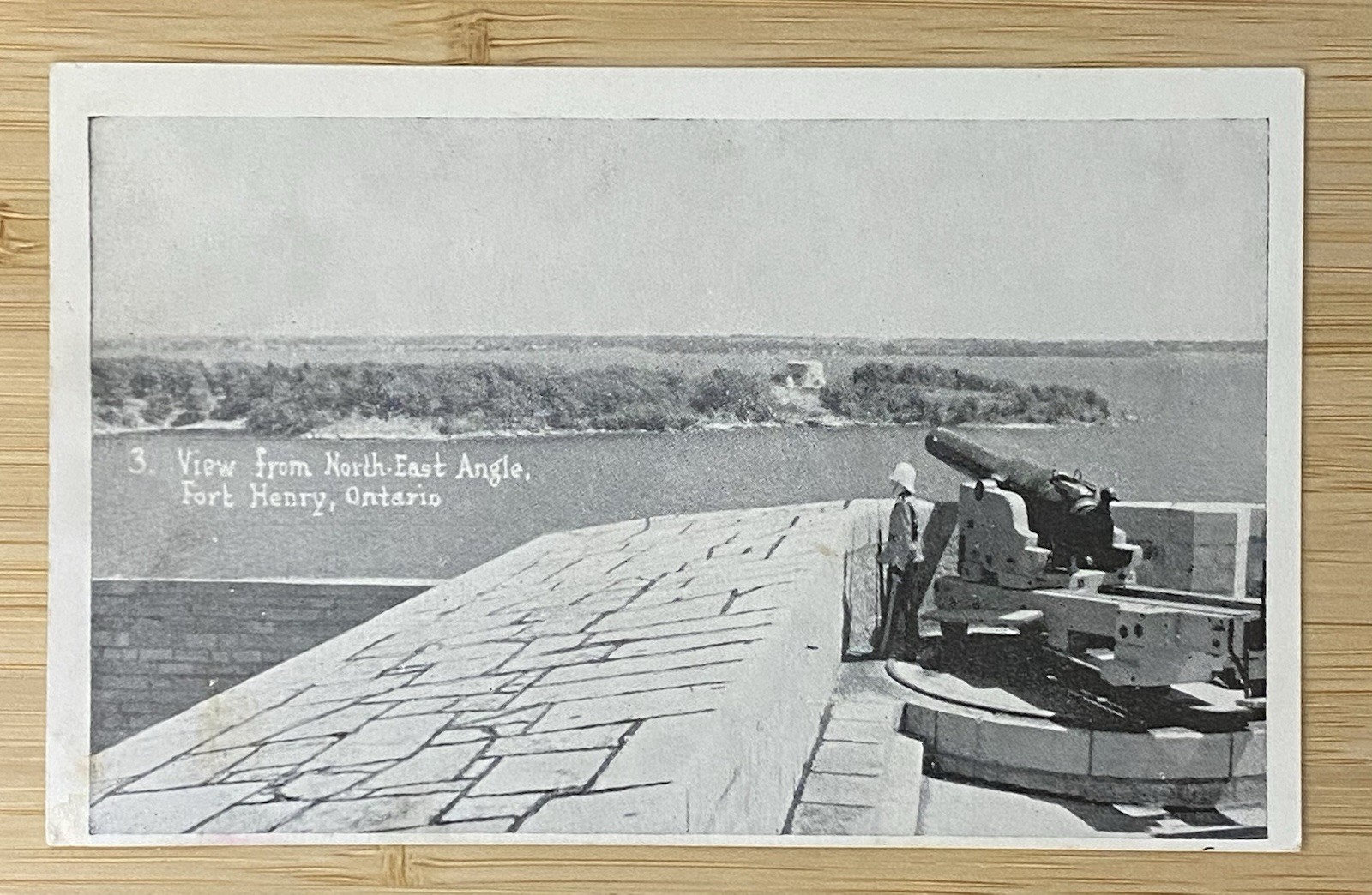 VTG Fort Henry Ontario Canada Postcard Cannon Artillery Military Kingston View