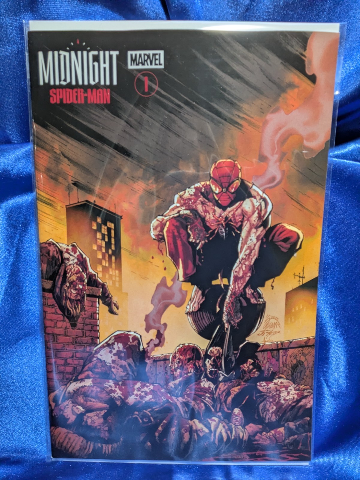 Midnight Spider-Man #1 Cover B Ryan Stegman Midnight Bloodbath Variant