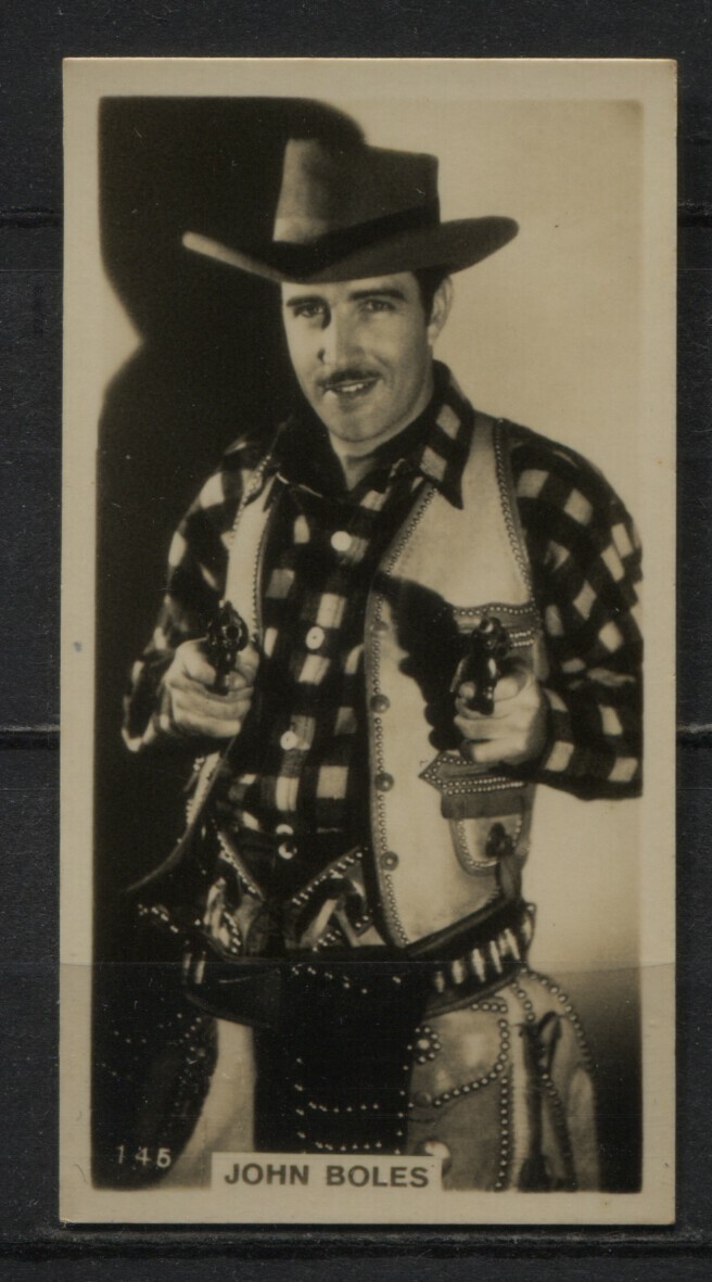 John Boles Vintage Photo Cigarette Trading Card Cinema Stars No.145