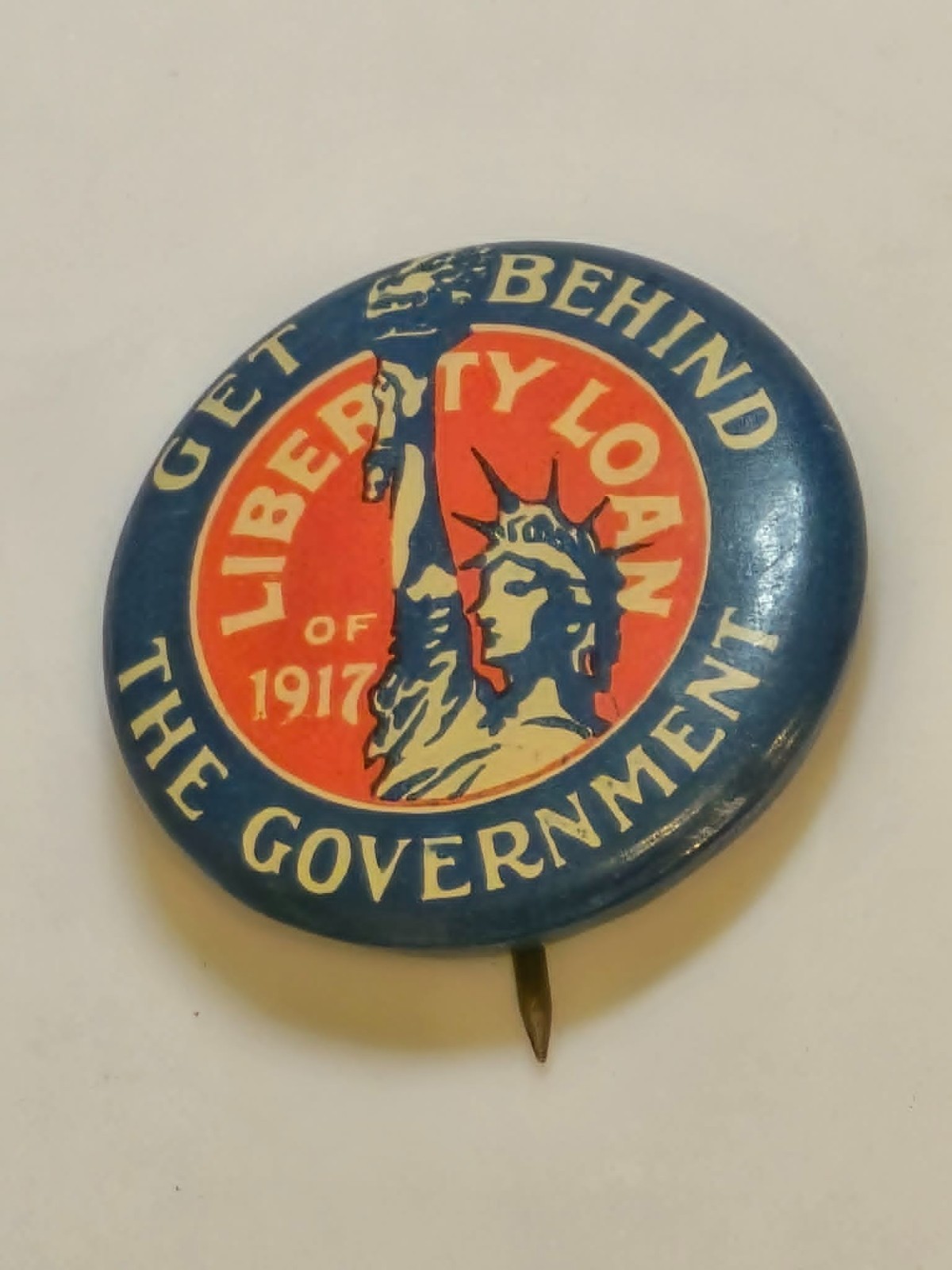 Original WW1 Liberty Loan of 1917 Pinback Button