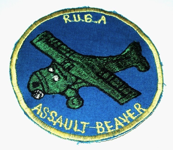 ORIGINAL CUT-EDGE 1960\'s VIETNAMESE MADE ASA RU-6A ASSAULT BEAVER POCKET PATCH