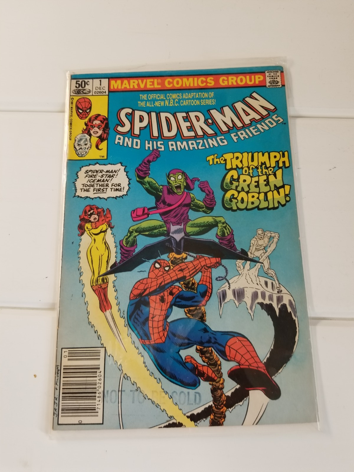 MARVEL DC COMICS #1 dec spiderman green goblin COVER COMIC -LC3-Y