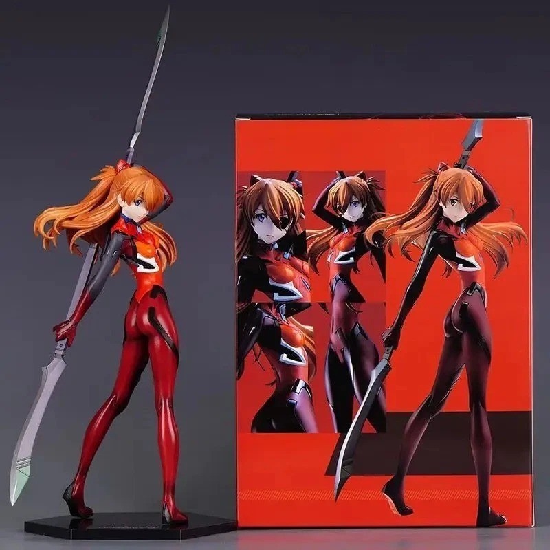 Evangelion Asuka Langley Soryu Battle Dress Anime Figure Collectible Toy