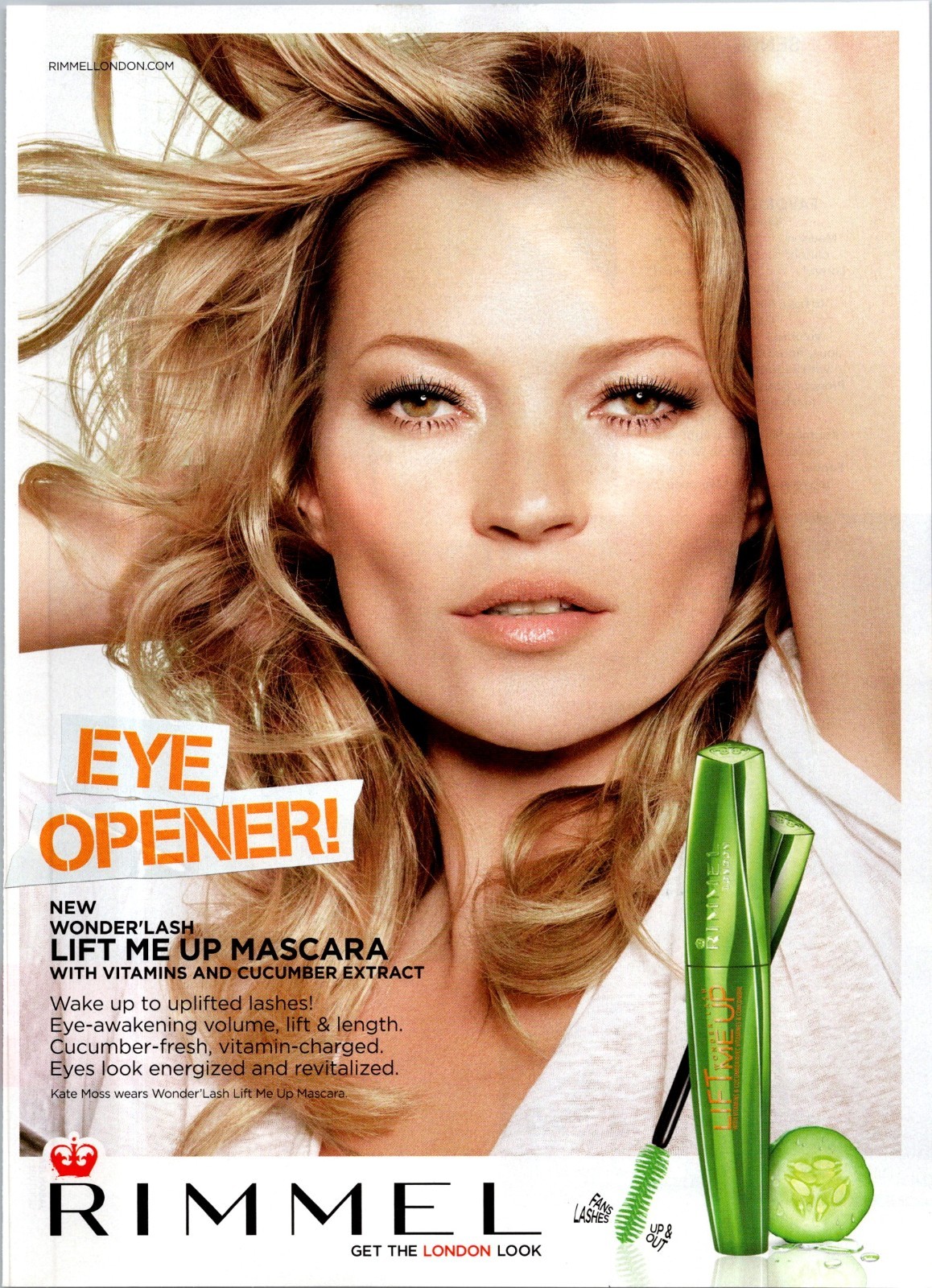 2015 • RIMMEL • PRINT AD • Mascara sexy blonde model  2000s Fashion  • iA.40