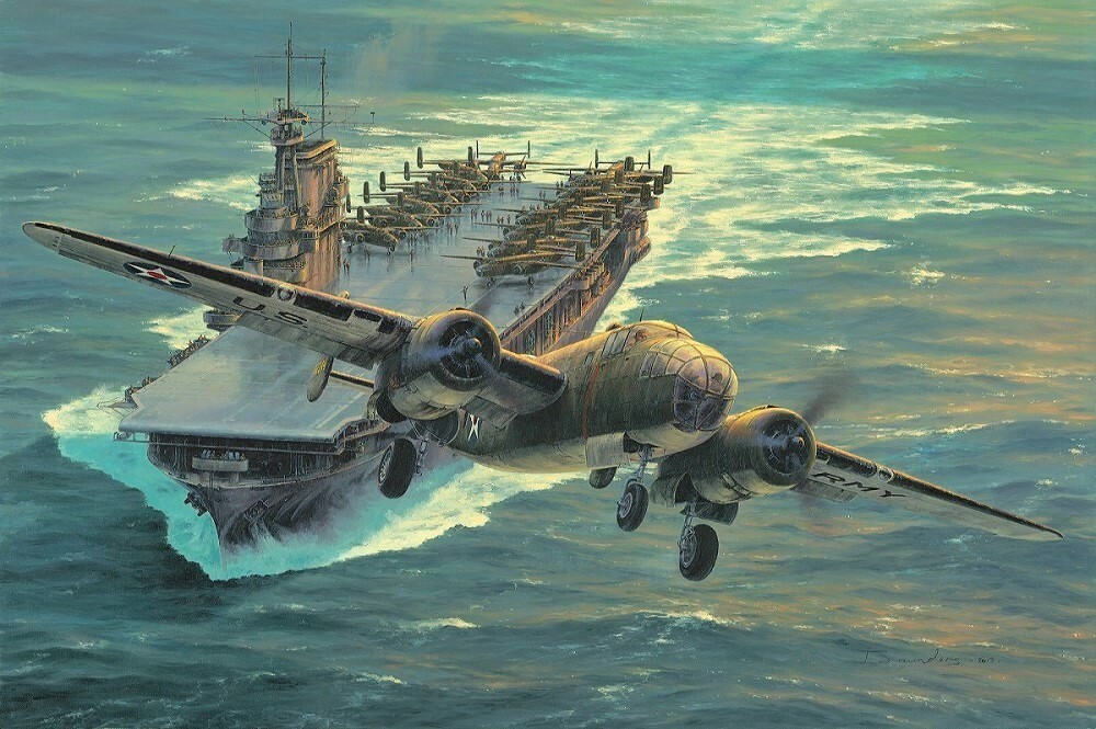 DESTINATION TOKYO by Anthony Saunders autographed by a Doolittle Tokyo Raider