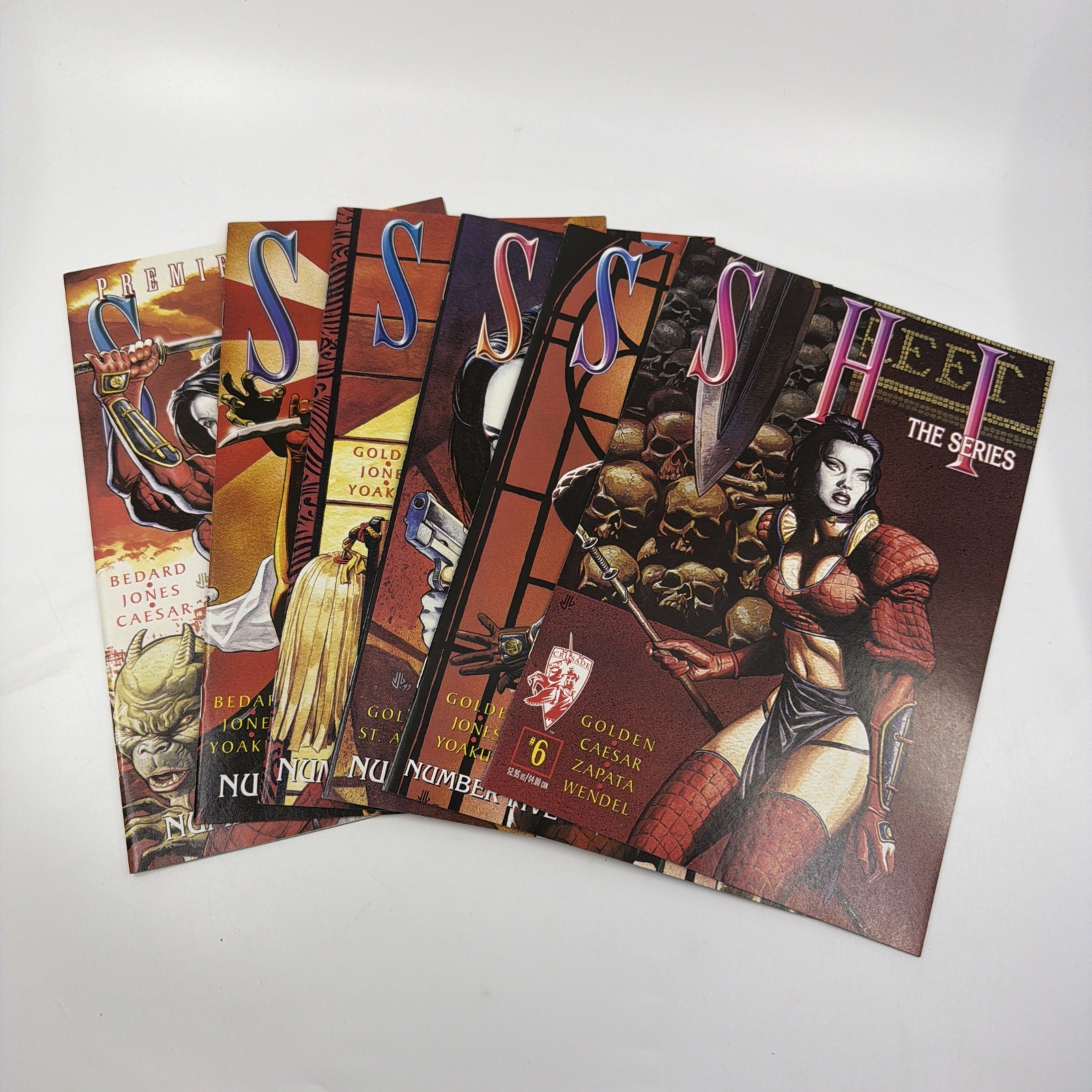Shi The Series Issues 1-6 Complete Set Crusade Comics Comic Lot