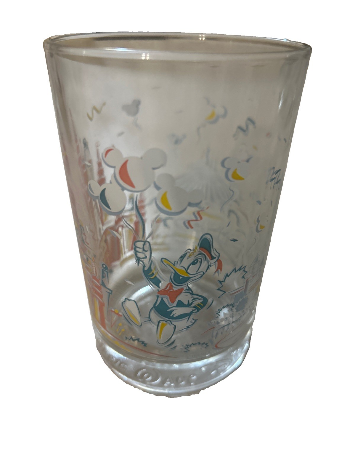 Vintage 1996 McDonald’s Walt Disney World 25th Anniversary Donald Duck Glass
