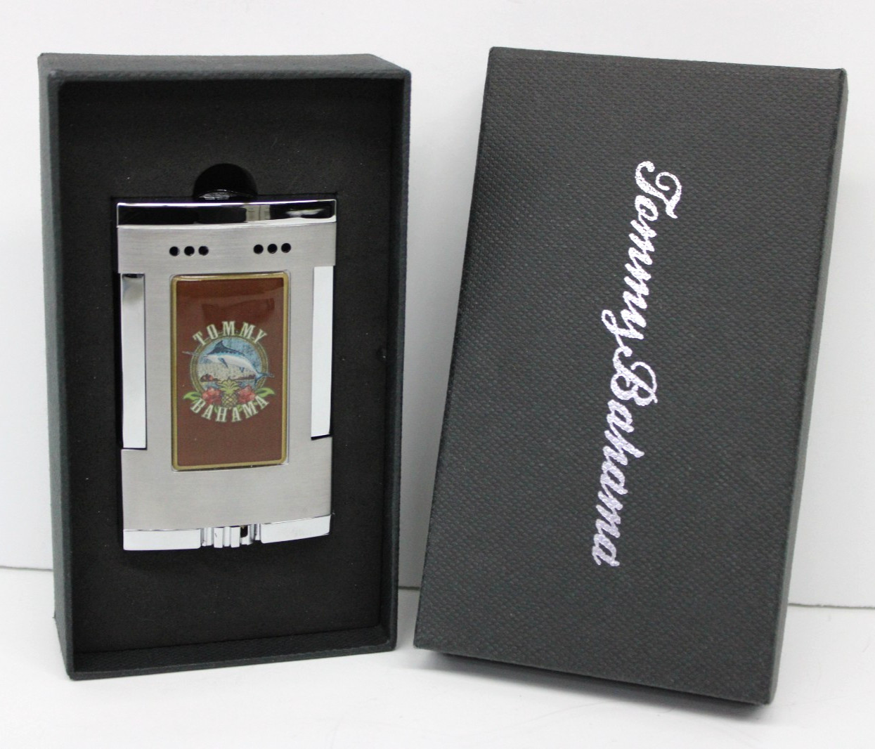 Tommy Bahama Xikar Marlin Logo Tabletop Torch Lighter New in Open Box