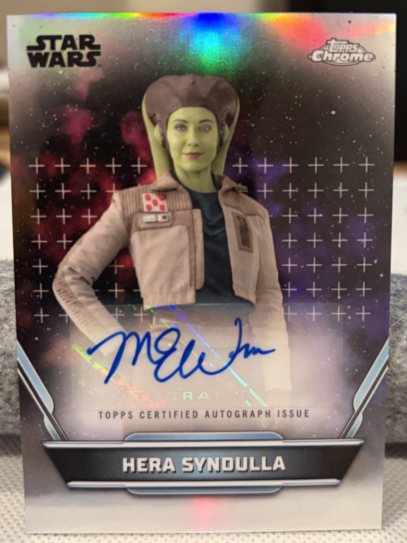 Mary Elizabeth Winstead Hera Syndulla 2024 Topps Star Wars Hyperspace AUTO #A-MW