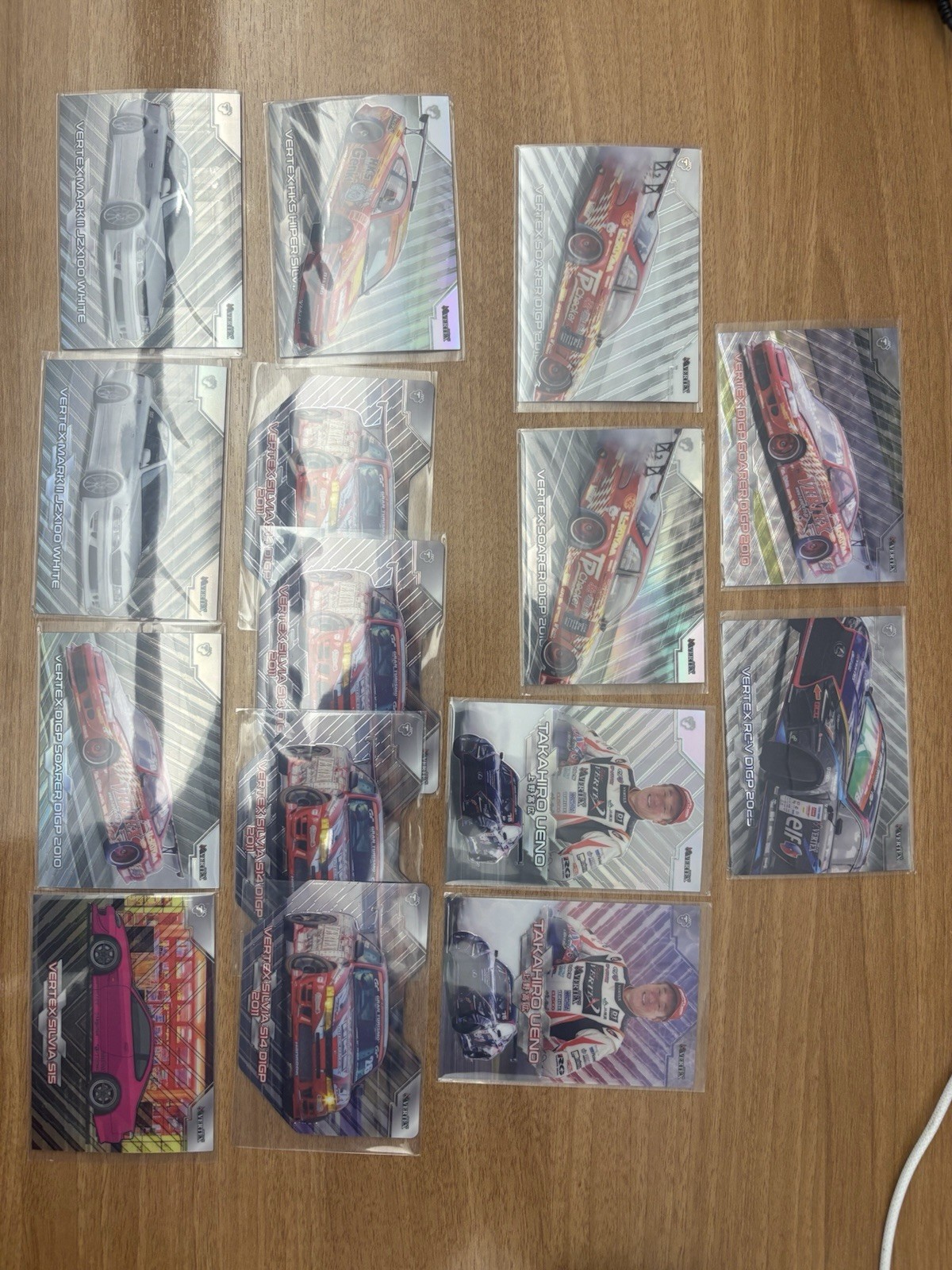 Tarmac vertex Cards Capsule 1 LOT Soarer /50 & 199 Takahiro Ueno /199 RC/V /199