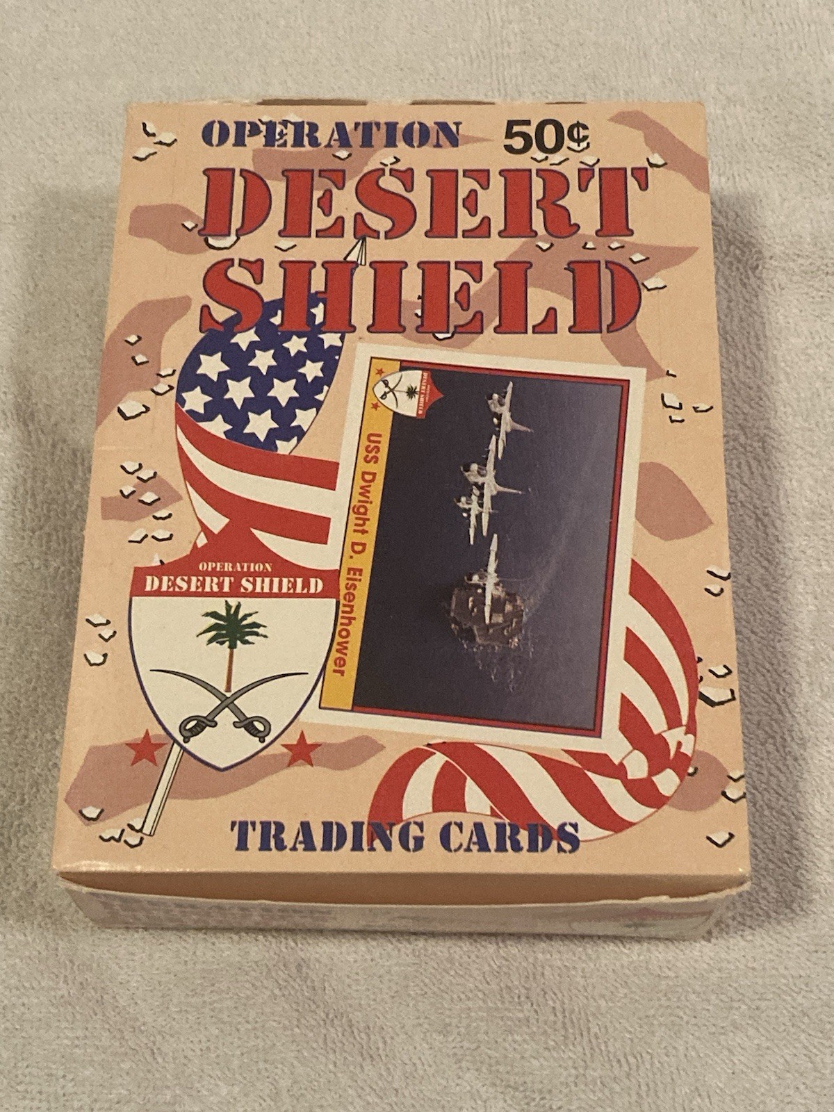 1991 Operation DESERT SHIELD Pacific Trading CARD BOX 36 Wax Packs Sealed