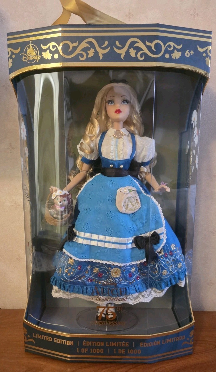 Disney D23 2026 Alice In Wonderland 75th Anniversary Limited Edition Doll