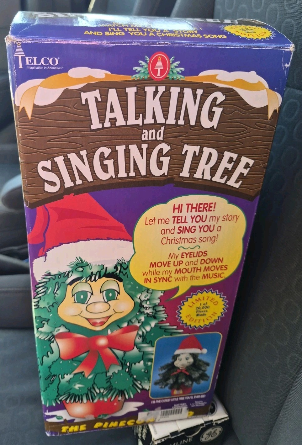 Vintage Singing Christmas Tree 1997 Telco 24\