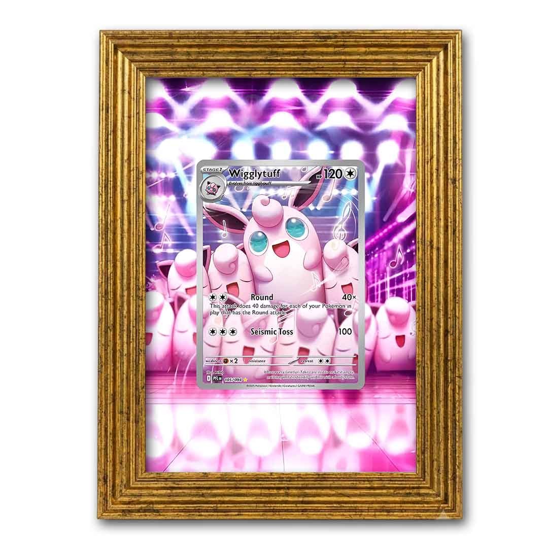Wigglytuff 105/094 Illustration Rare Gold Frame and Art Insert