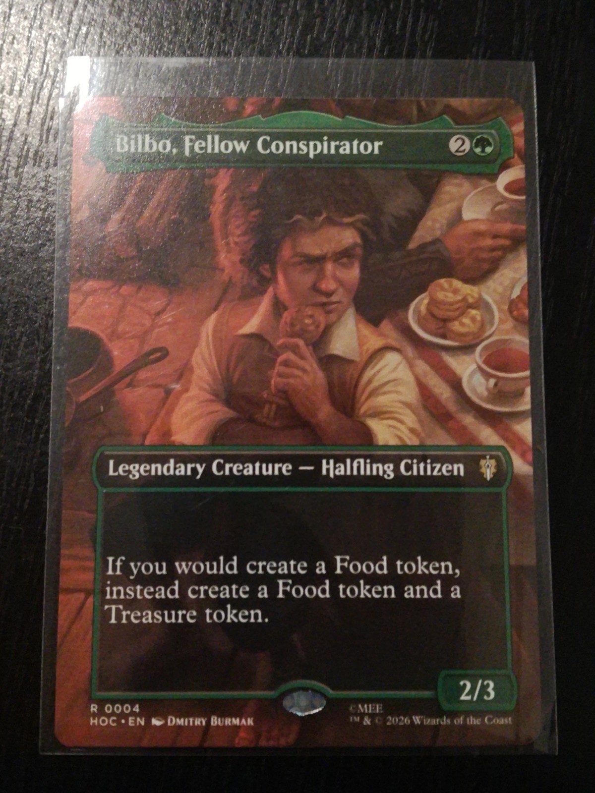 Bilbo, Fellow Conspirator (Borderless) [The Hobbit: Eternal-Legal] Non Foil 