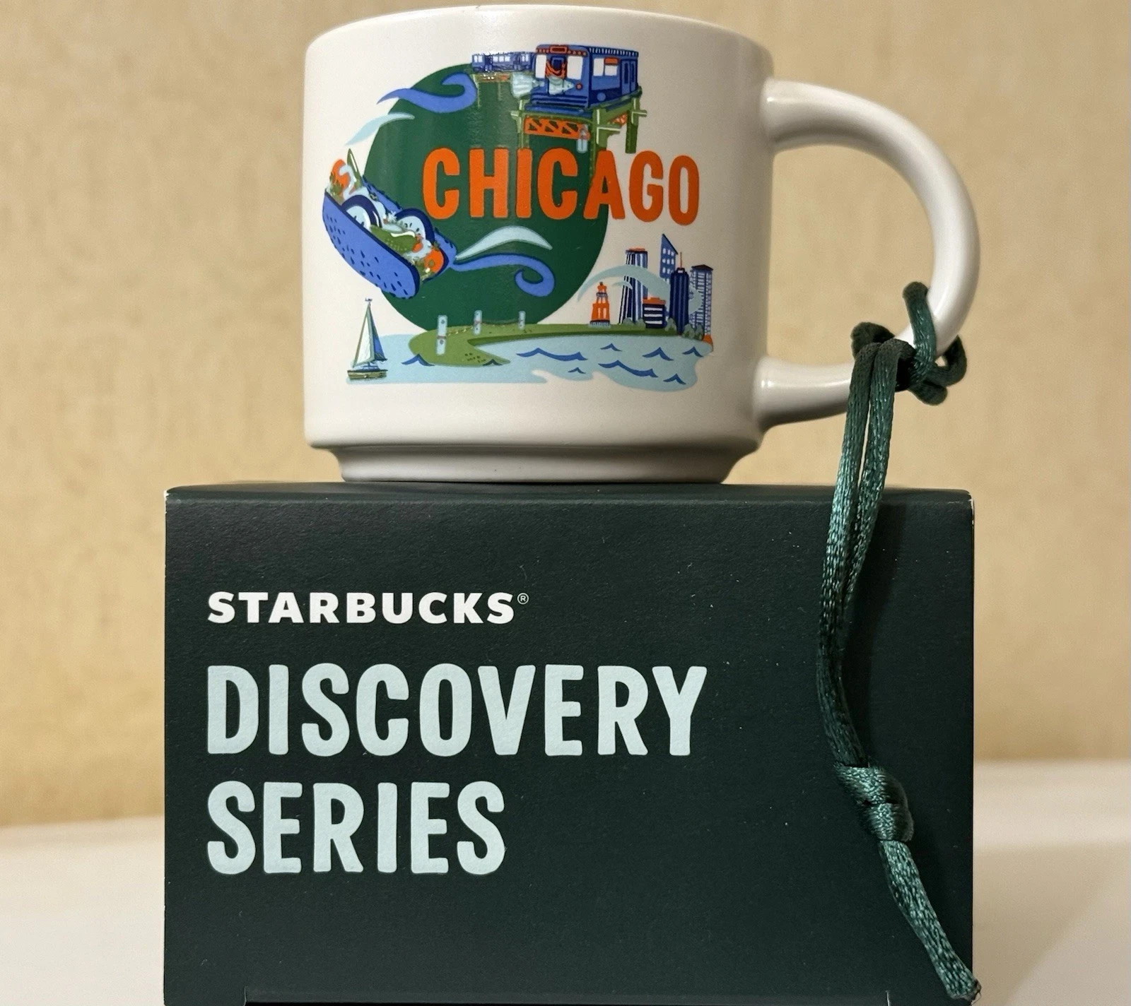 STARBUCKS DISCOVERY SERIES CHICAGO 2 OZ MUG NEW