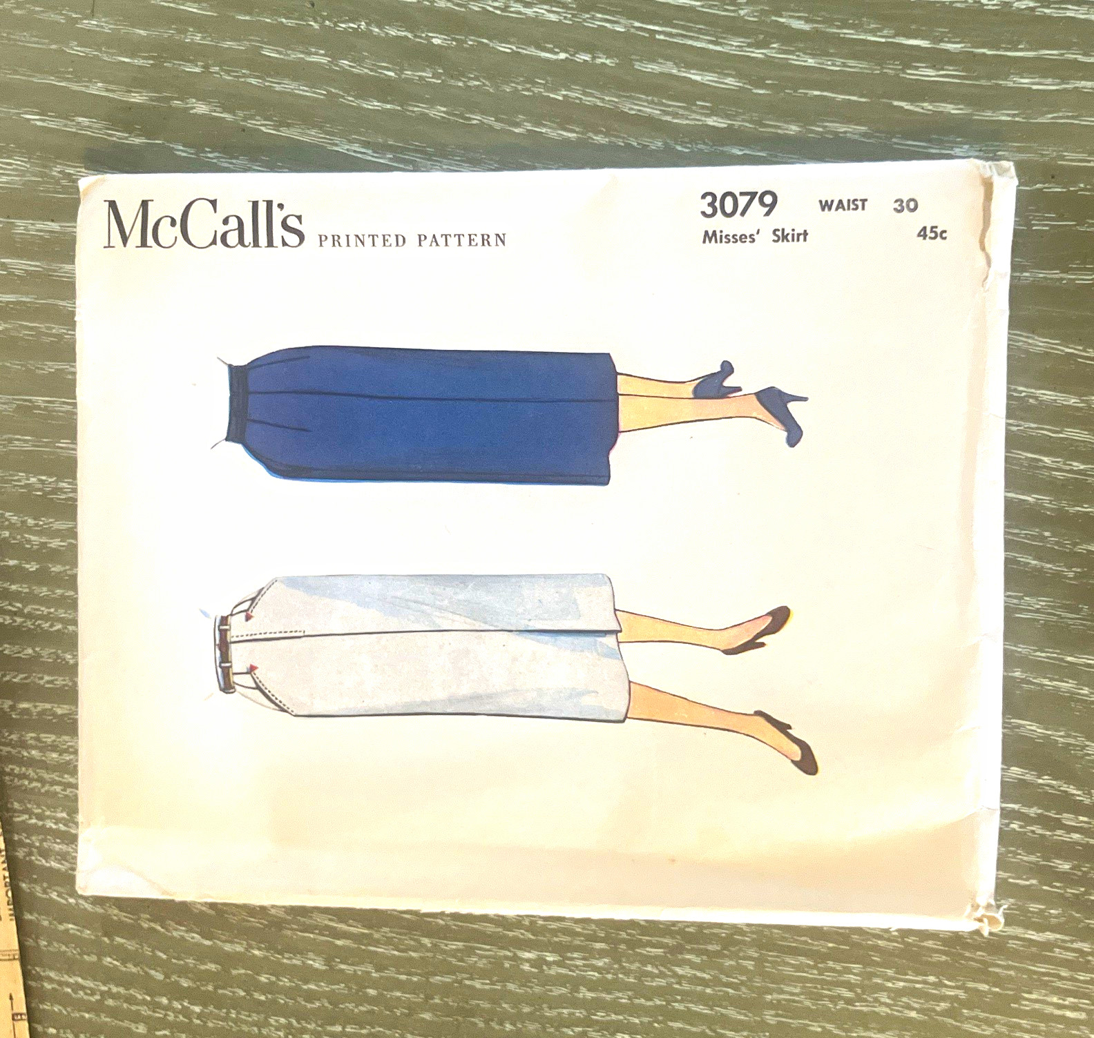 McCall's 3079 Women Skirt Sewing Pattern Easy-Rule Vintage Original