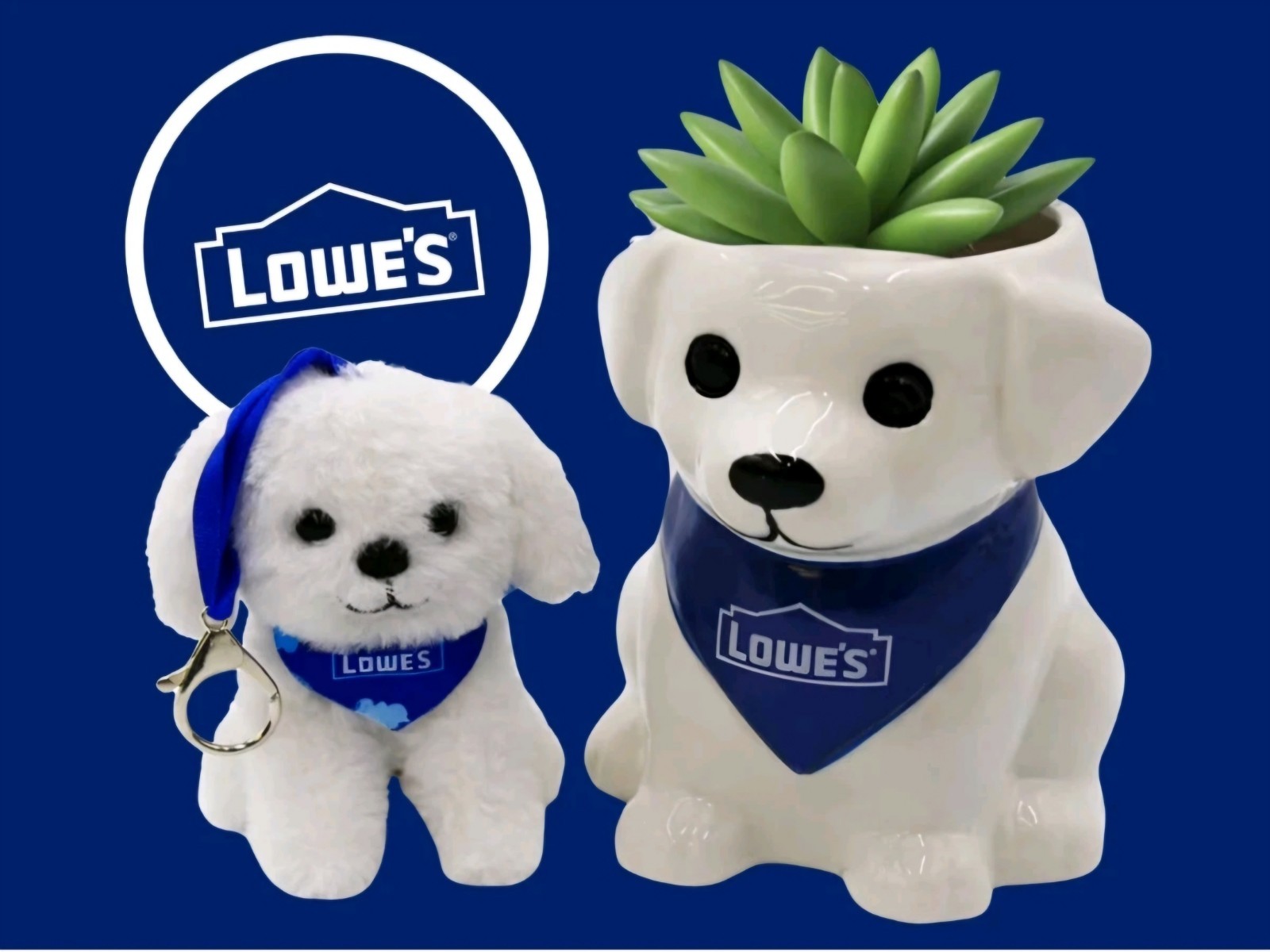 Lowes Puppy Planter + Keychain 2026 My Lowe's Rewards Exclusive