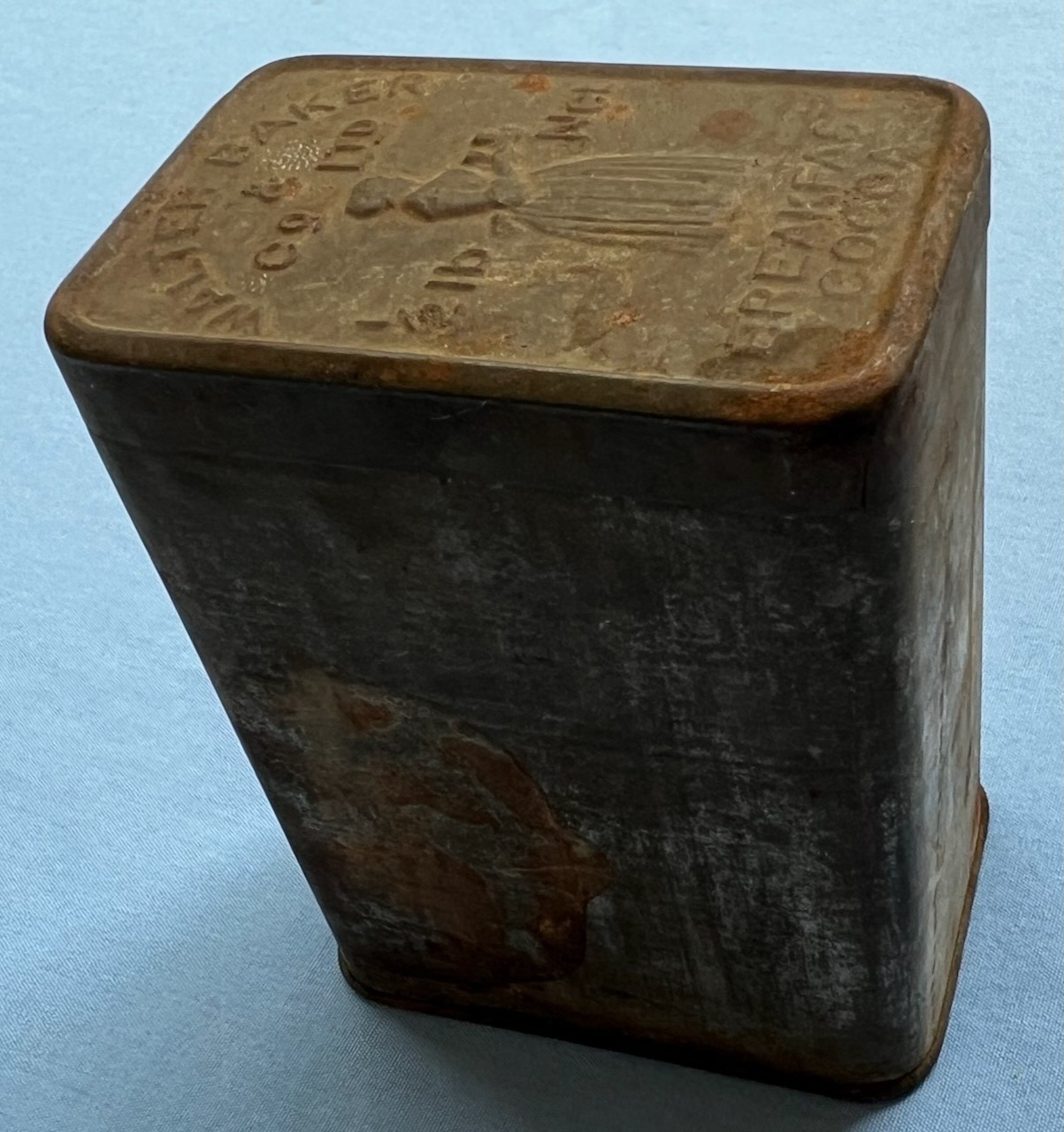 Vintage Walter Baker and Company Cocoa Tin Collectible