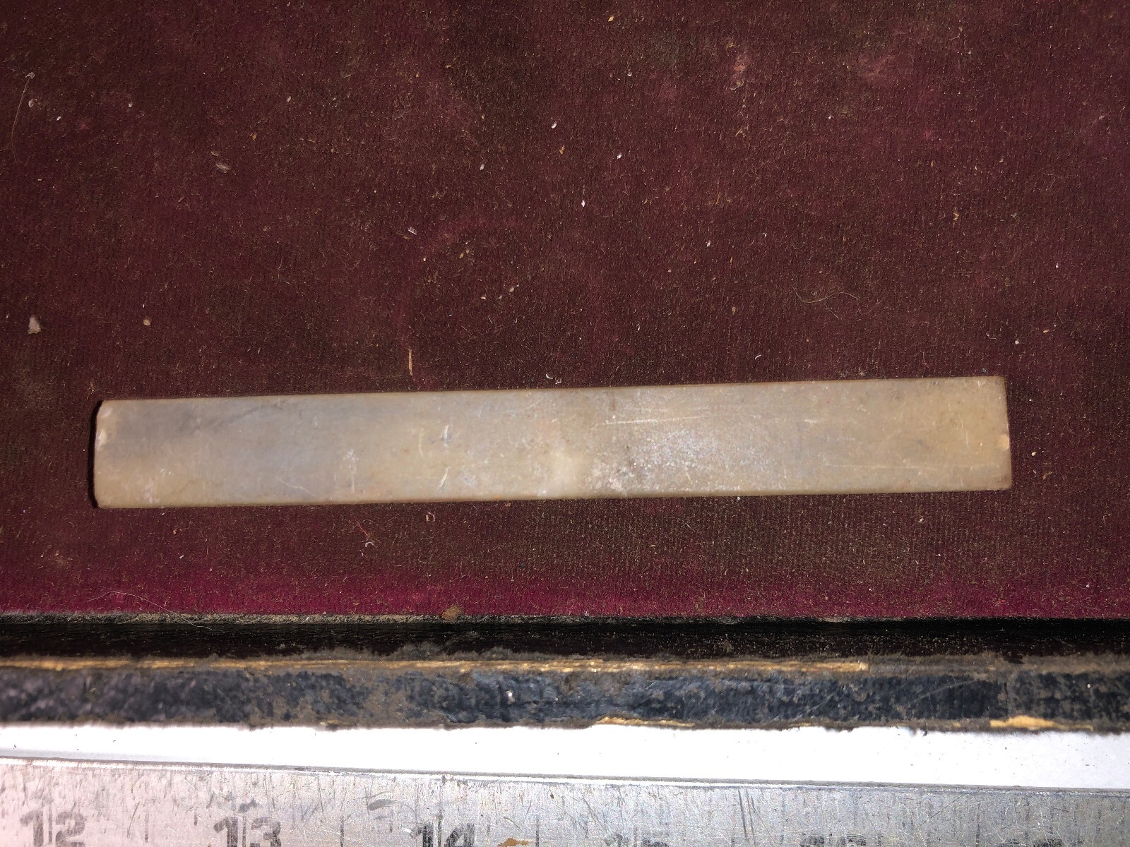 MACHINIST LATHE MILL Machinist Arkansas Translucent Hard Sharpening Stone  DrC