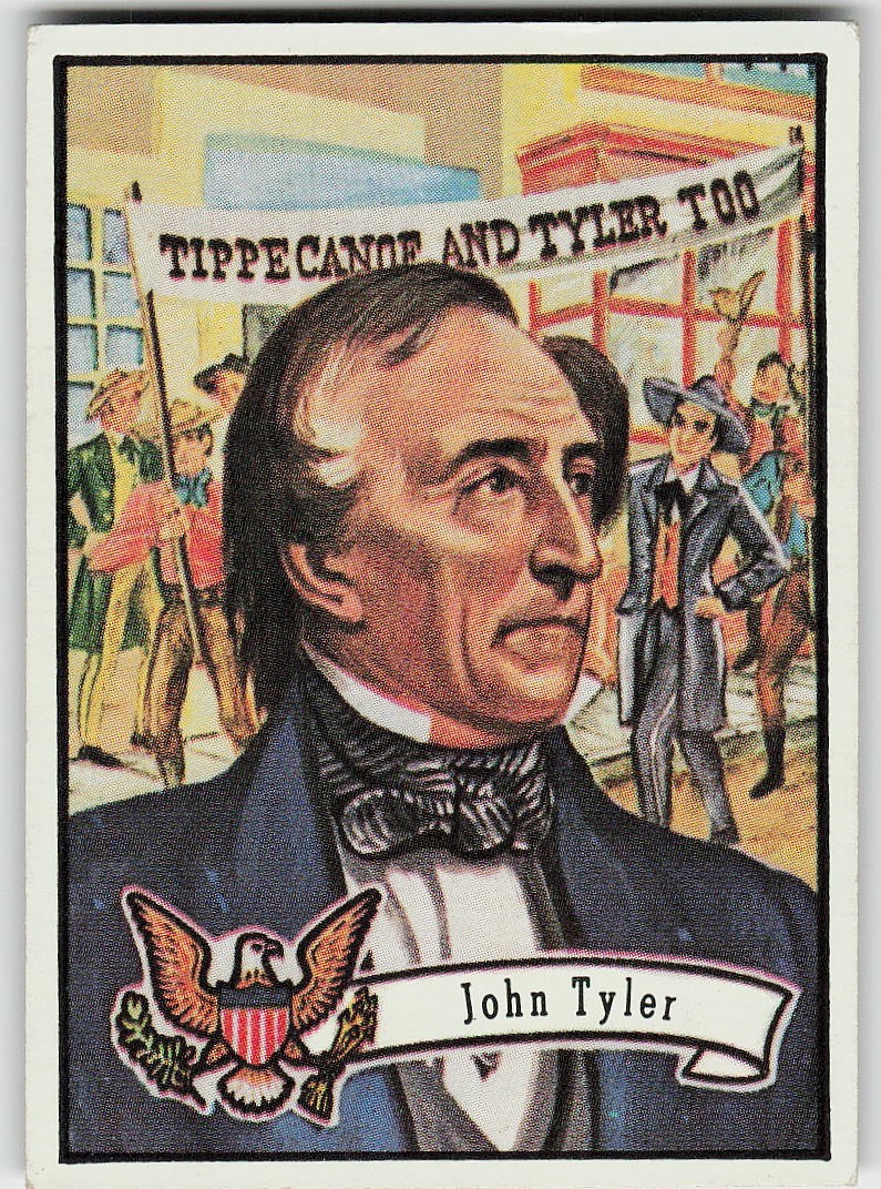1952 Bowman U.S. Presidents (R701-17) #13 John Tyler NON_SPORT