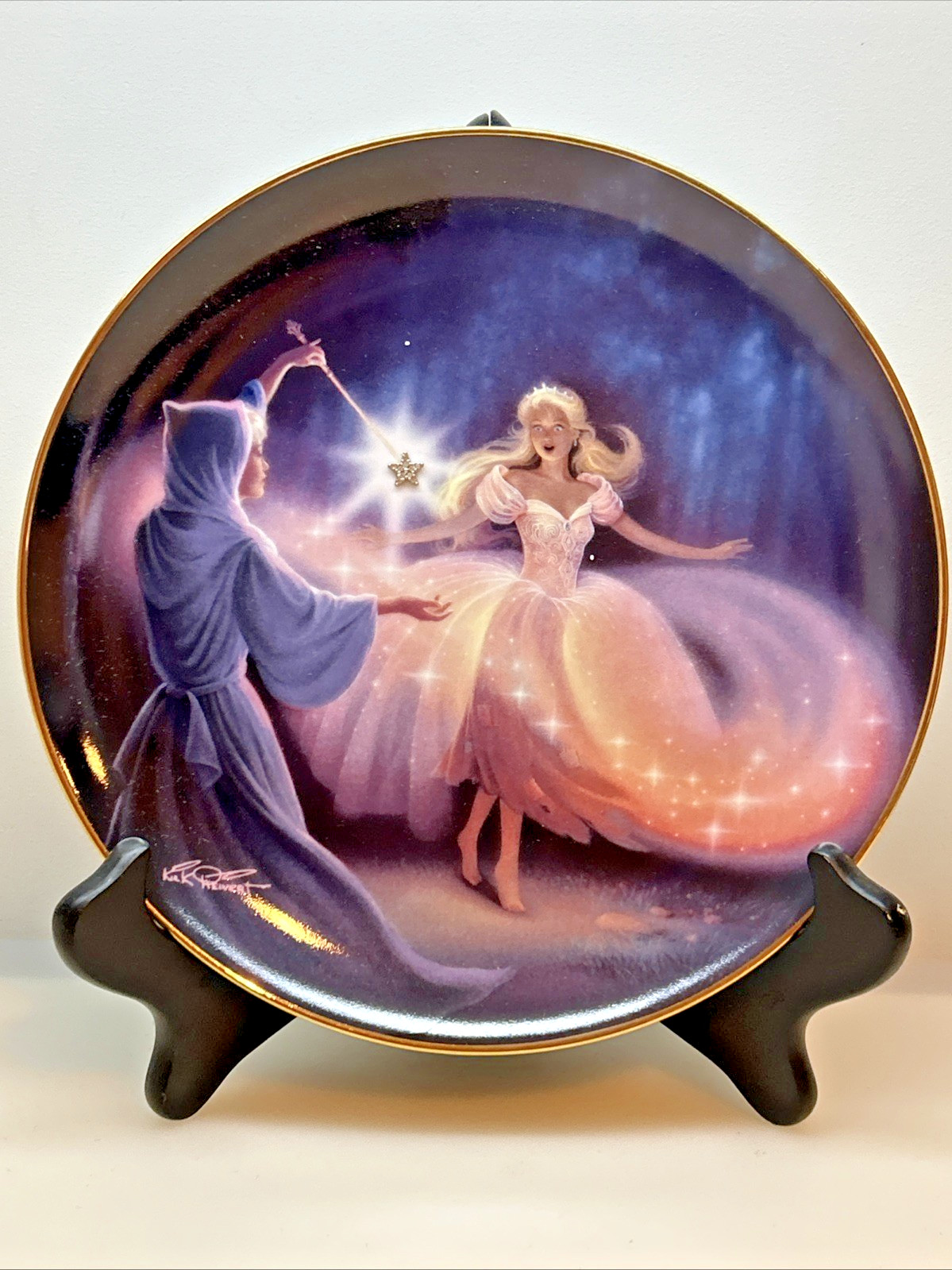 Disney Franklin Mint Heirloom Cinderella Fairy Godmother\'s Magic 8\
