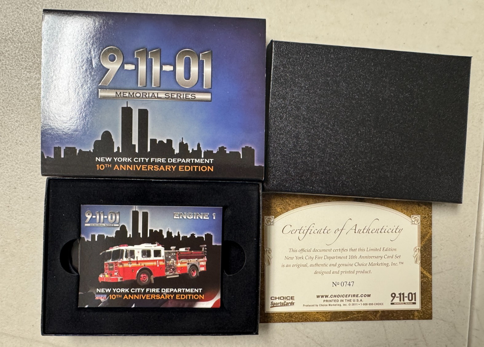FDNY 10th Anniversary Edition Collectible Card Set 9-11-01 Memorial Series