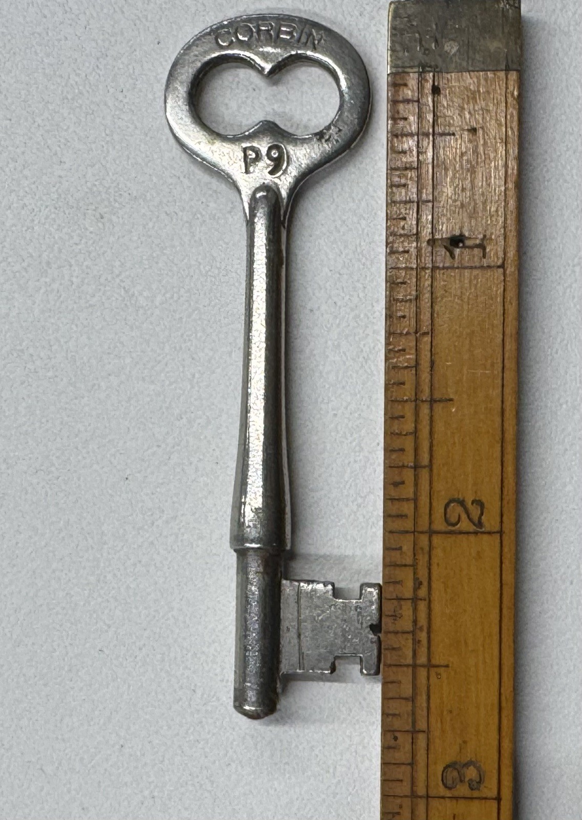 🌿 🗝️ Antique Corbin Skeleton Key #P9